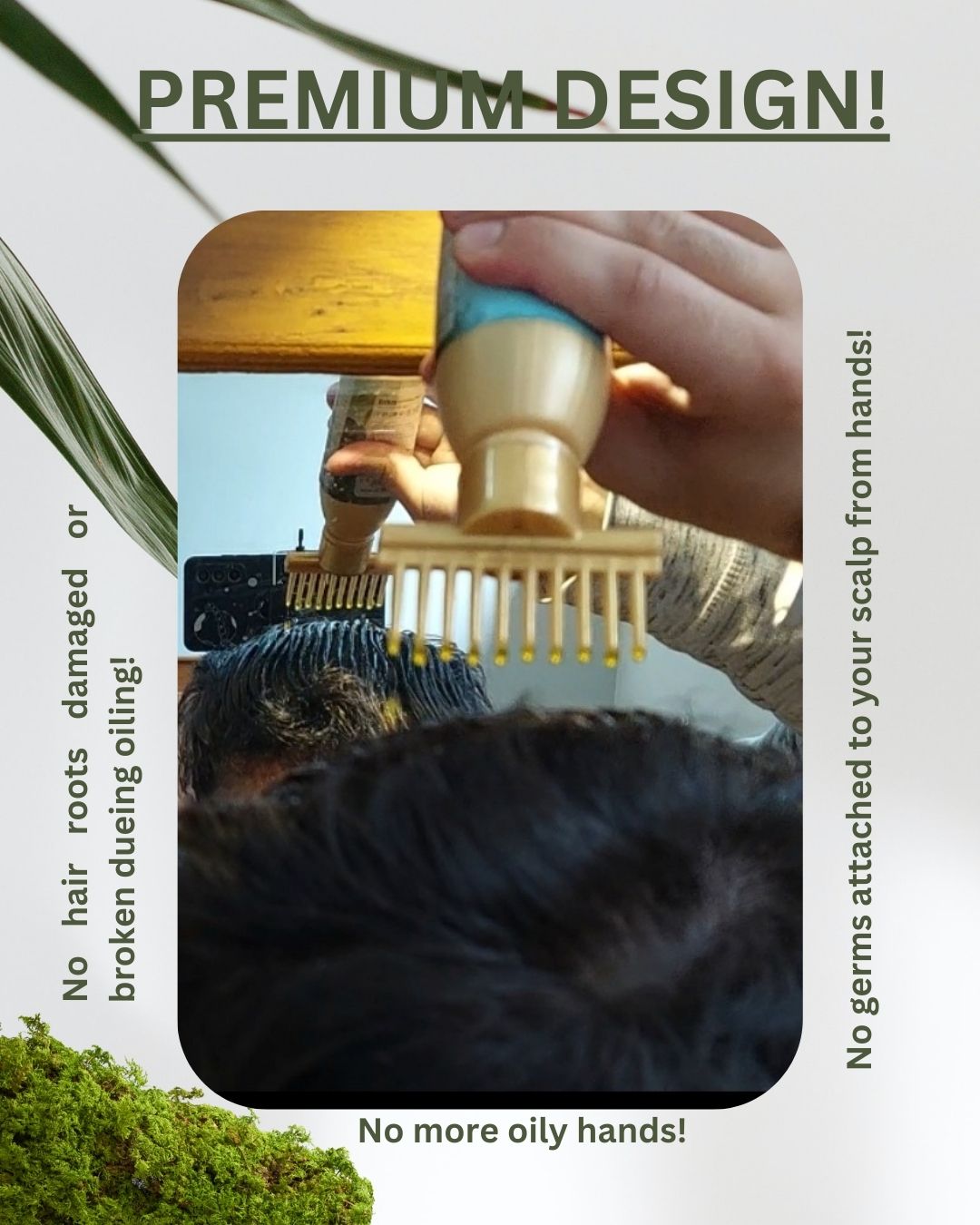 Herbal Hair Oil for damaged hair and hairloss